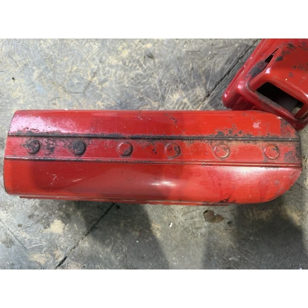 Vtg Buddy L Texaco Fuel Tanker Truck Red Pressed Steel Moline Toy